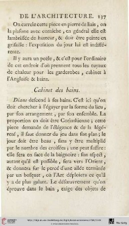 Cabinet des bains