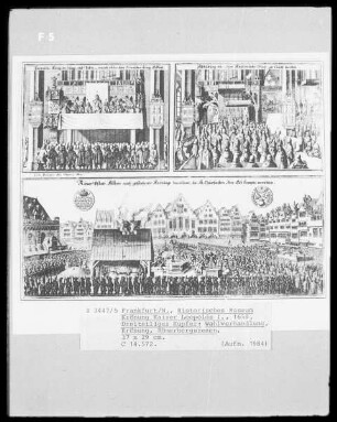 Krönung von Kaiser Leopold I.: Wahl, Krönung, Festlichkeiten auf dem Römerberg