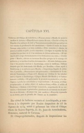 Capítulo XVI. Gobierno del Obispo Arrechederra ...