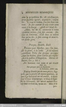 IV. Presque, Bientôt, Bald