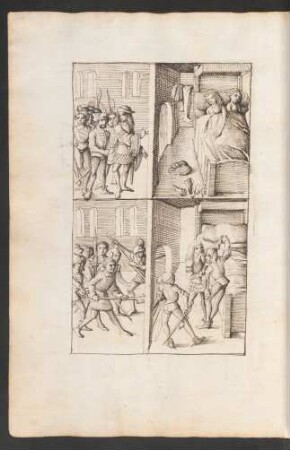 Gadifer mit Gefolge vor Lewes Kammer - Der weiße Ritter rettet Lewe