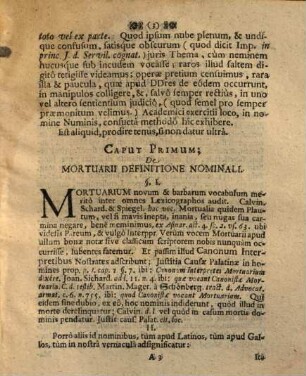Tractatio Iuridica, De Iure Mortuario, In Bonis defuncti Hominis Proprii, eius Domino competente; Vulgo: Haupt-Recht, Haupt-Fall, [et]c.