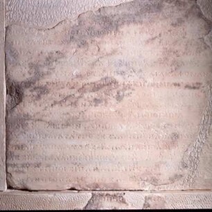 Delphi, Archäologisches Museum, Partitur eines delph. Hymne auf Apollon vom Schatzhaus der Athener
