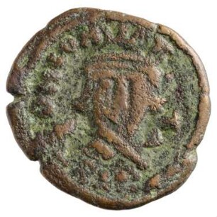 Münze, Halbfollis, 652 - 657