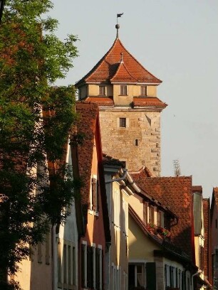 Blick vom Sieberstor zum Kobolzeller Tor