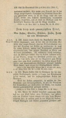 Zum drey und zwanzigsten Titel