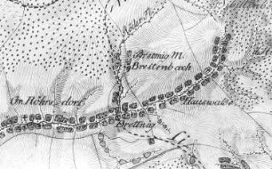 Bretnig-Hauswalde-Bretnig. Situationskarten von den Kriegsschauplätzen des 7jährigen Krieges, Bl. 4 Dresden-Schandau, 1805 (Sign.: VIII 57)