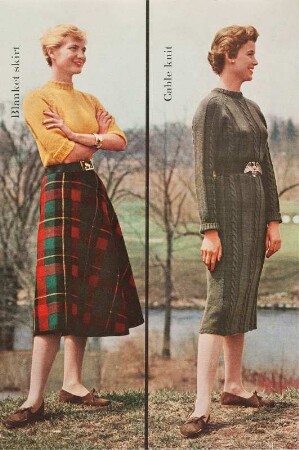 Modeaufnahme, Tearsheet, Frontispiz, Faltblatt (Mademoiselle)