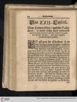 Das XXII. Capitel