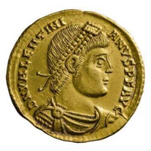 Münze, Solidus, 25. Februar 364 - 24. August 367 n. Chr.