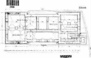 Königshofen (Baden): Empfangsgebäude Grundriß Kellergeschoß