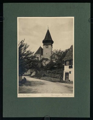 4, Durrwangen. Alte Dorfkirche. (Nr. 3301).