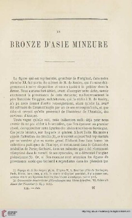 N.S. 19.1869: Un bronze d'Asie Mineure