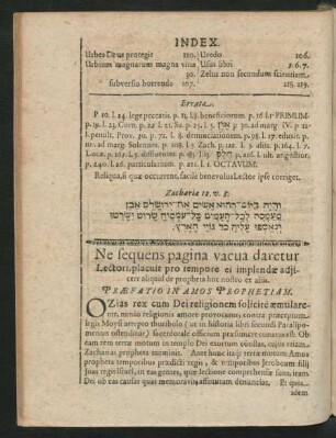 Praefatio in Amos Prophetam.
