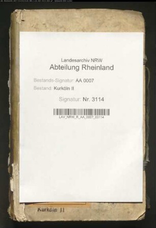 Gedruckte kurkölnische Edikte und Verordnungen