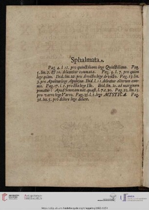 Sphalmata