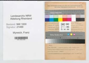 Entnazifizierung Franz Wyrwich, geb. 25.09.1898 (Lehrer)