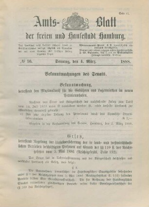 März: No. 16. - No. 24.