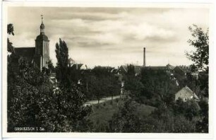 Groitzsch. Blick auf Groitzsch