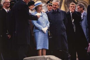 Besuch von Königin Elisabeth II. im Neuen Palais in Potsdam