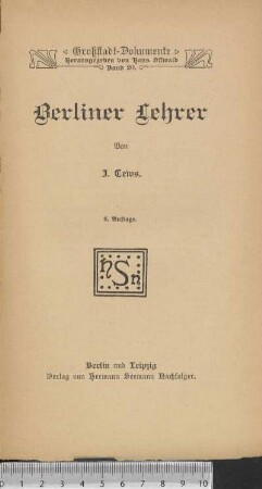 Berliner Lehrer