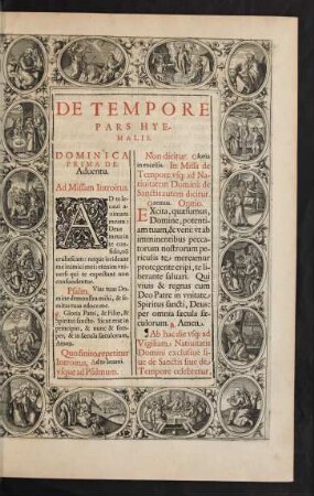 De Tempore Pars Hyemalis.
