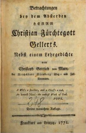 Überschriften auf die ersten dreissig römischen Kaiser
