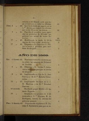 Año de 1869.