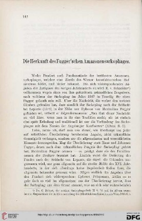 19: Die Herkunft des Fugger'schen Amazonensarkophags