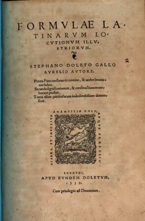 Formulae latinarum locutionum