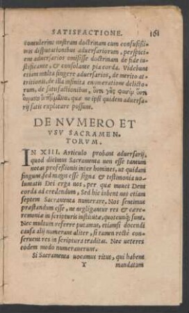 De Numero Et Usu Sacramentorum.