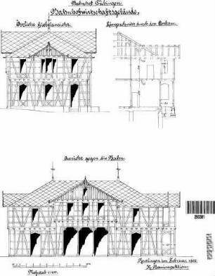 Tübingen Hbf: Bahnhofswirtschaftsgebäude Nebengeb.