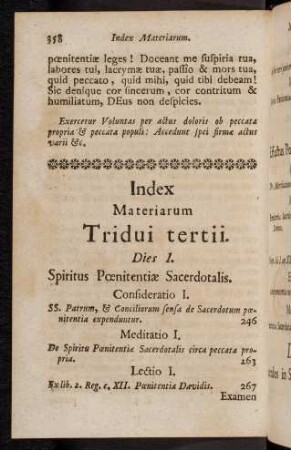358-360, Index Materiarum Tridui tertii