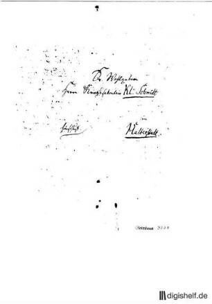 38: Brief von Christian Friedrich Raßmann an Klamer Schmidt