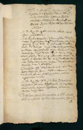 Sommersemester 1613. Rektorat Johannes Halbritter
