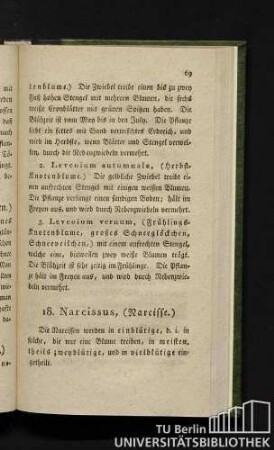 18. Narcissus (Narcisse.)