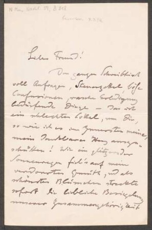 Brief an Friedrich Spitta : 02.03.1894