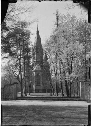 Karlsruhe Großherzogliches Mausoleum - Grabkapelle Ansicht von Osten