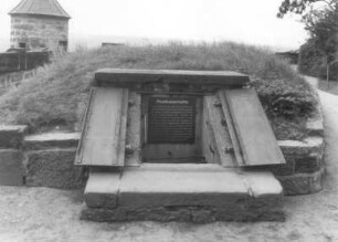 Königstein. Festung. Pestkasematte (nach 1680, 19. Jh.). Einstieg