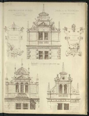 Details von den Wohnhäusern in Heilbronn.