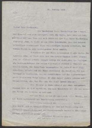 Brief an Fritz Volbach : 25.02.1914