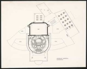 Stadttheater (auch: Opernhaus), Wuppertal Umbau: Grundriss Dachgeschoss
