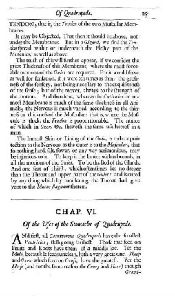 Chap. VII. Of the Uses of the Guts of Quadrupeds