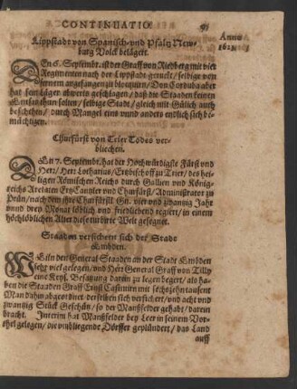 Lippstadt von Spanischen-und Pfaltz Newburg Volck belägert.