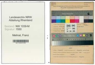 Entnazifizierung Franz Melinat , geb. 22.11.1901 (Strassenbahnfahrer)