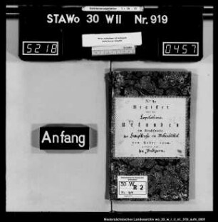 Zivilstandsregister Wolfenbüttel, Hauptkirche BMV