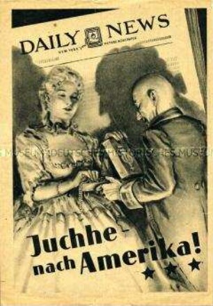 Propagandaschrift der SED gegen die beabsichtigte Aufstellung deutscher Söldnertruppen in den USA