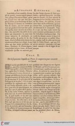 Chap. X: De la façon avec laquelle nos peres se comportent pour convertir les Chinois