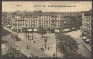 Ansichtskarte „Heinrich Platz – Oranien-Str.“, Ecke Mariannenstraße