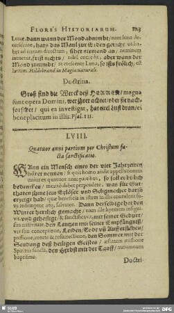 LVIII. Quatuor anni partium per Christum facta sanctificatio